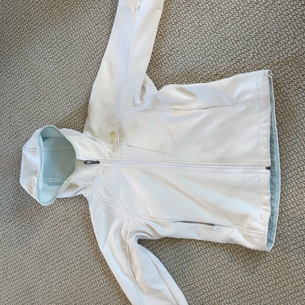 The North Face White Shell Jacket - White - Women's Small